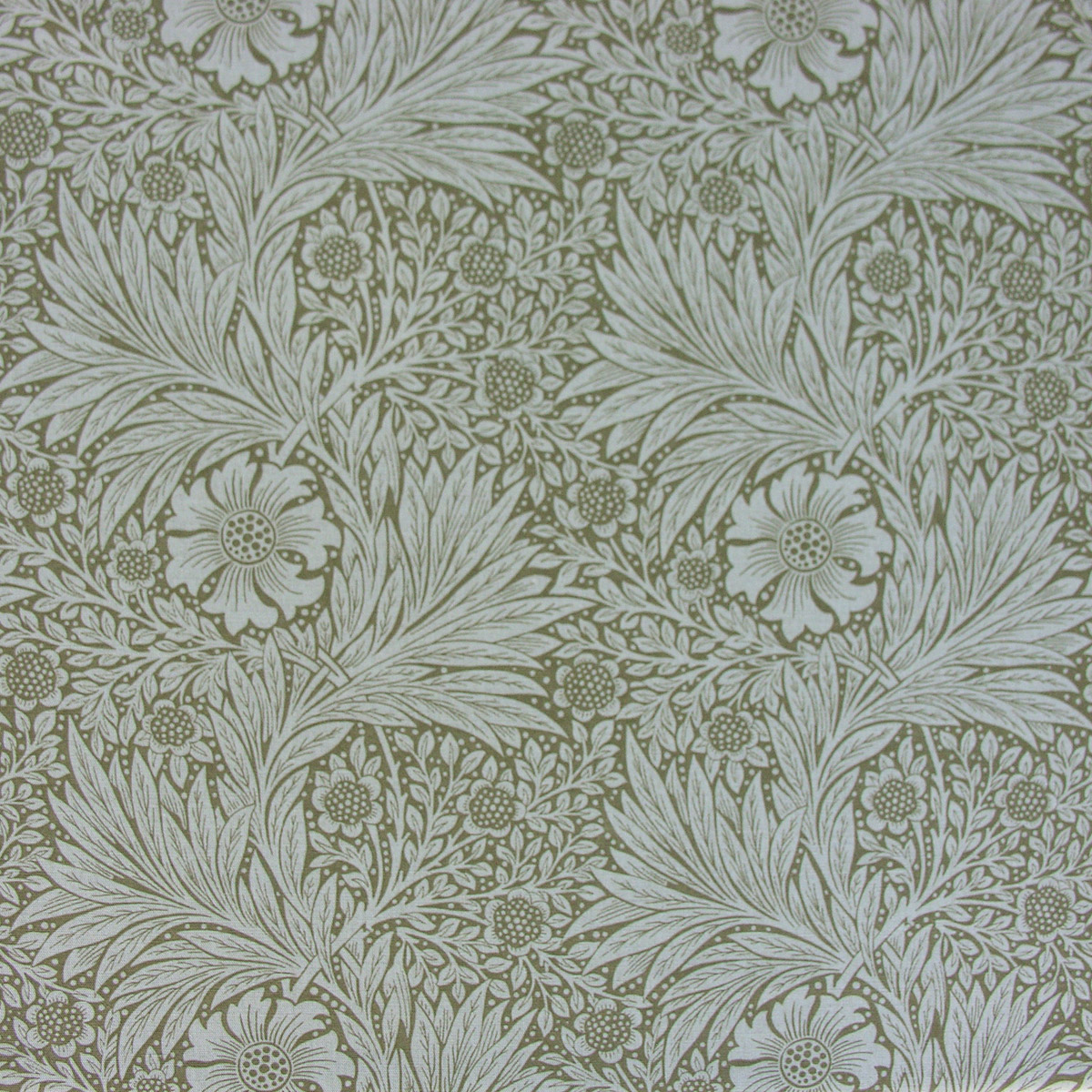 William Morris Marigold - Olive and Linen - Tinsmiths